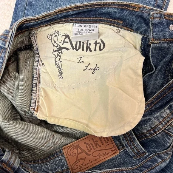 Adiktd Women's Denim Bootcut Lowrise Women's Jeans Size: 10/31 - Picture 11 of 11